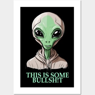 Resident Alien in a hoodie Posters and Art